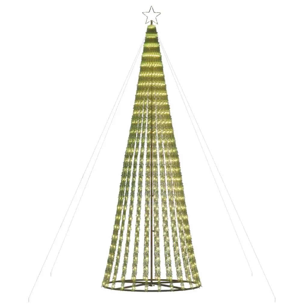 LED Christmas Tree 300cm 688 Warm White Lights 8 Effects Indoor Outdoor