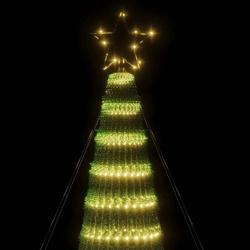 LED Christmas Tree 300cm 688 Warm White Lights 8 Effects Indoor Outdoor