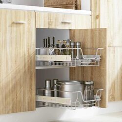 Friendly Pull-Out Wire Kitchen Storage Baskets for You