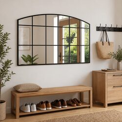 Your Perfect Black Arch Wall Mirror 100x60 cm Awaits