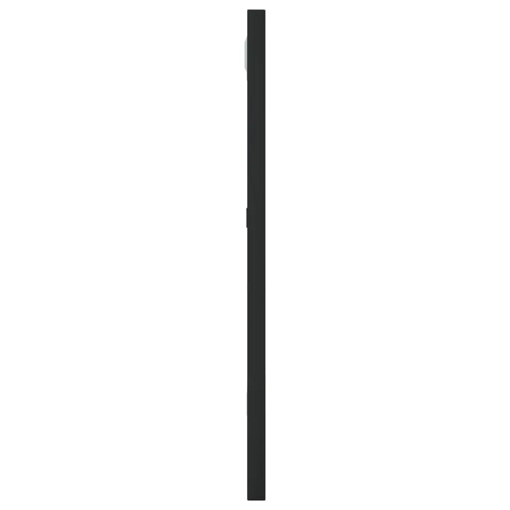 Wall Mirror Rectangle Black 30x40 cm Minimalist Home Decor Bedroom Hallway