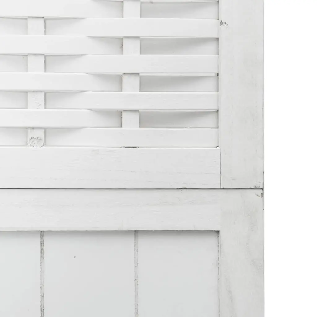 Room Divider 3 Panels White Folding Privacy Screen Indoor Partition Decorative