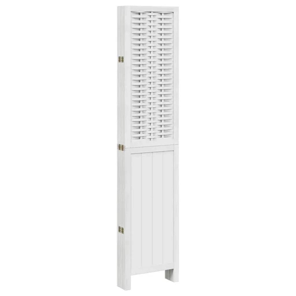 Room Divider 6 Panel White Folding Privacy Screen Indoor Partition