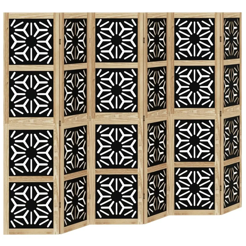 Room Divider 6 Panel Folding Privacy Screen Indoor Bedroom Living Office