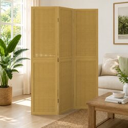 Room Divider 3 Panels Folding Privacy Screen Partition Indoor Bedroom Living