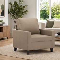 Your New Brown Faux Leather Armchair Awaits