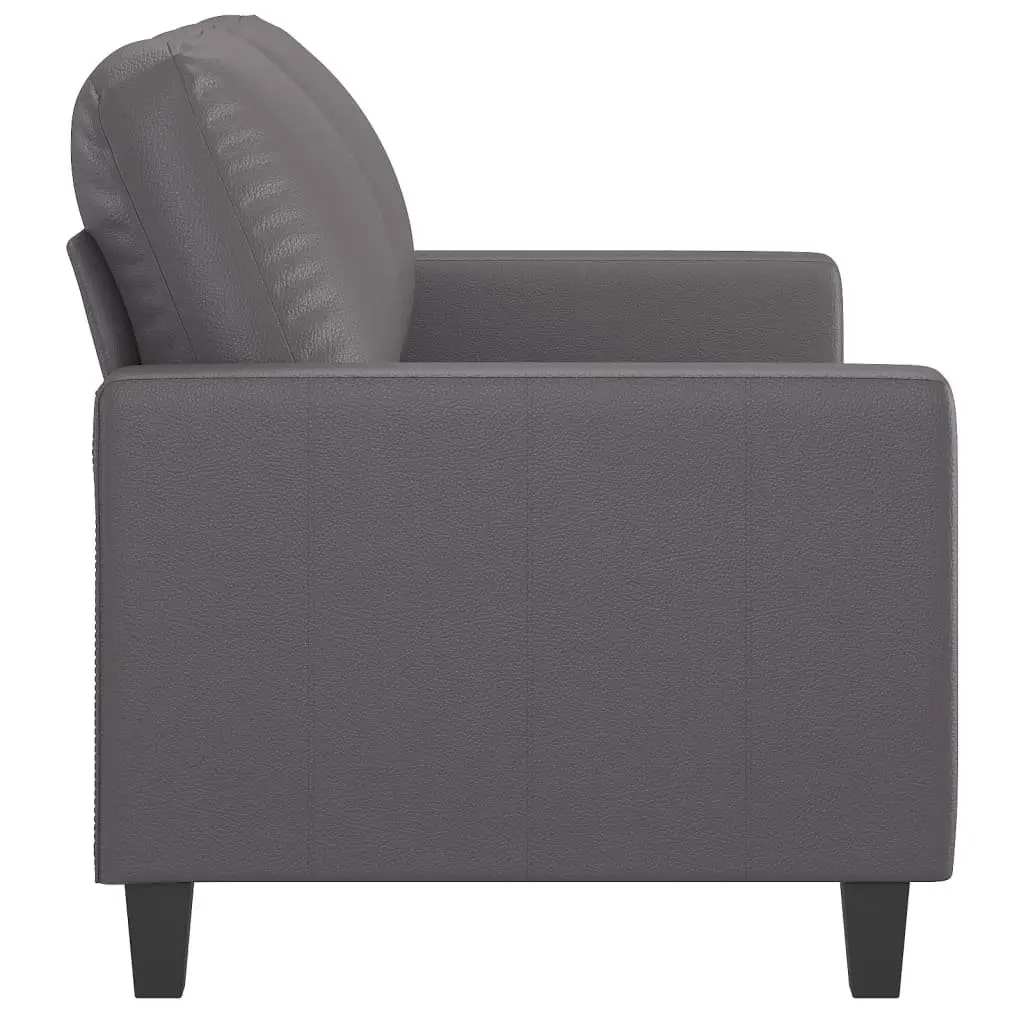 Grey 2-Seater Sofa for Relaxation