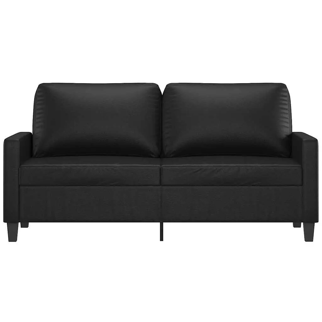 Black 2-Seater Sofa for Relaxation