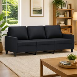 Your Ideal 3-Seater Sofa: Modern Style in Black