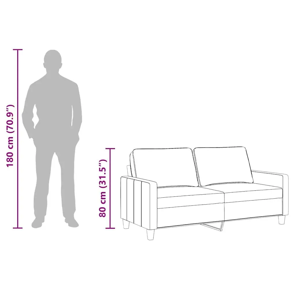 2-Seater Grey Sofa