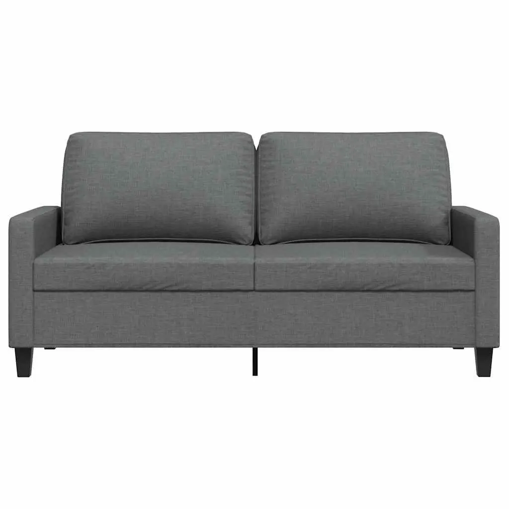 140cmLoungeCouchDarkGreyUpholstered2SeaterSofaModernDesignHomeFurniture