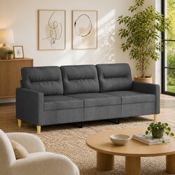 Your New Favorite 3-Seater Sofa in Grey Fabric