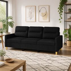 Your New Favorite Spot: Black 3-Seater Sofa