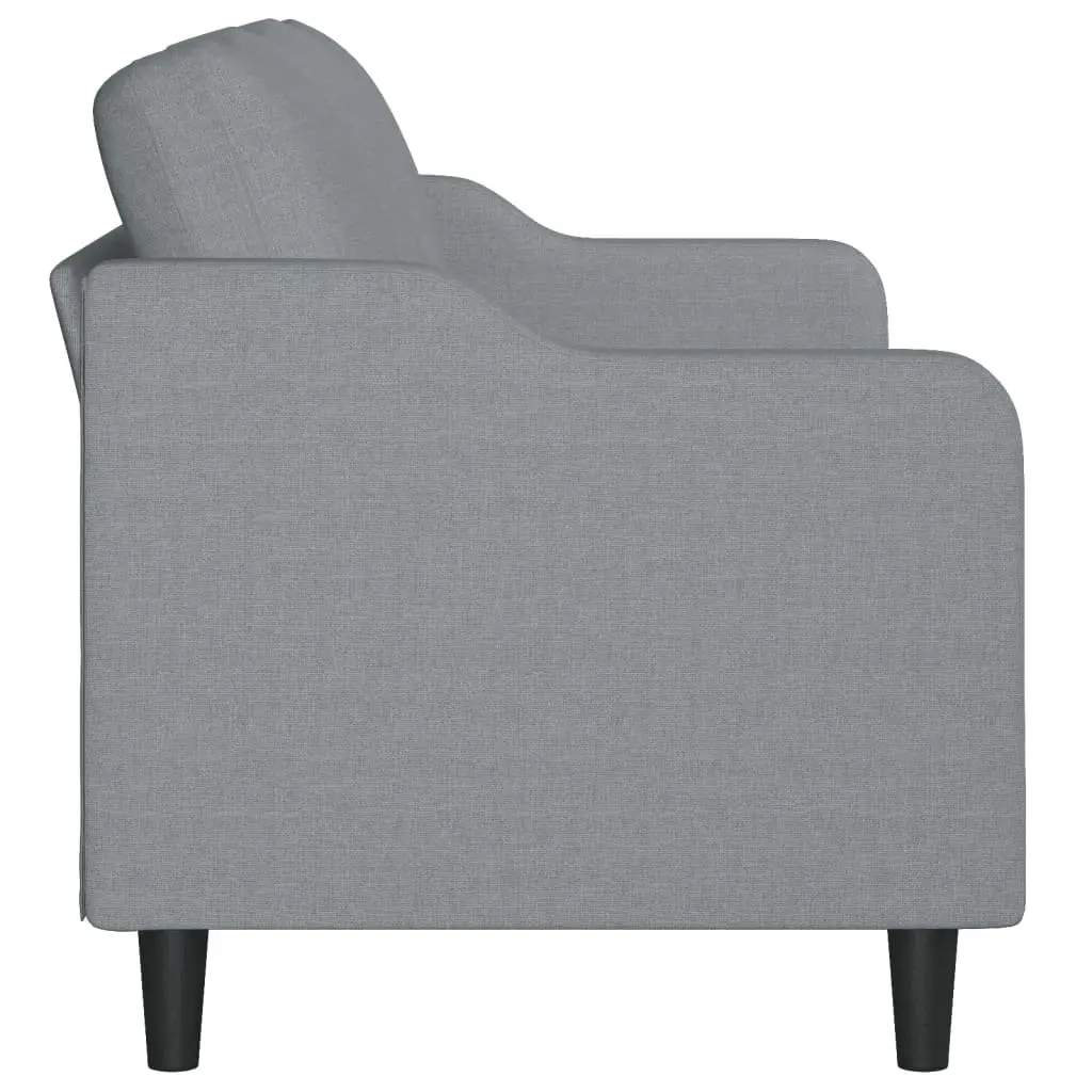 3-Seater Sofa in Light Grey Fabric