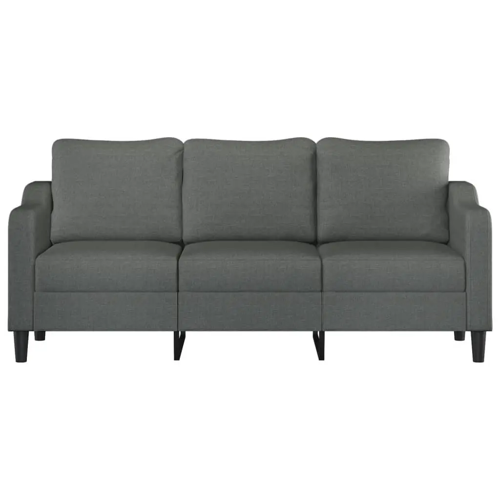 3-Seater Sofa in Grey for Relaxation
