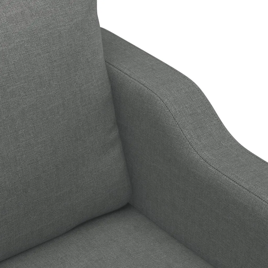 3-Seater Sofa in Grey for Relaxation