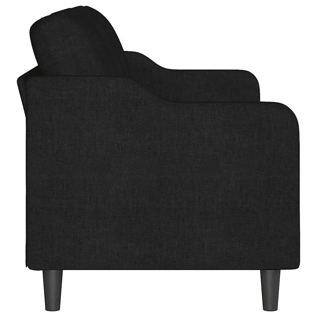 Black 3-Seater Sofa