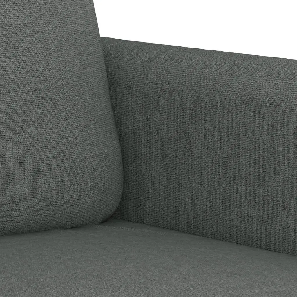 Grey Fabric Sofa Chair 60cm Wide Armchair Padded Seat Living Room Furniture