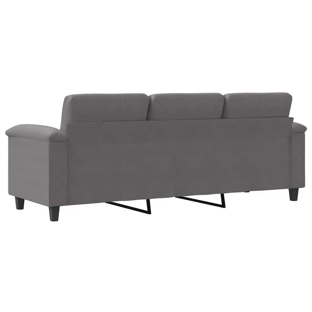 3-Seater Grey Sofa for Relaxation and Style