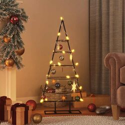 Personalizable Black Metal Christmas Tree Stand for You