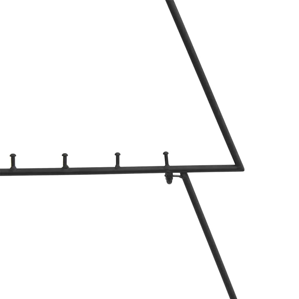 Metal Christmas Tree Frame 90cm Black DIY Decoration Disassemblable Stand