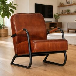 Your New Favorite Brown Leather Chair