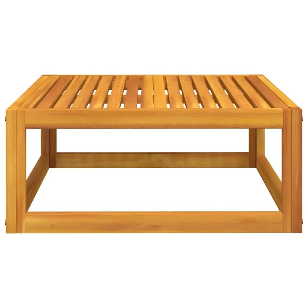 2 Piece Outdoor Garden Sofa Set with Cushions Coffee Table Solid Wood Lounge
