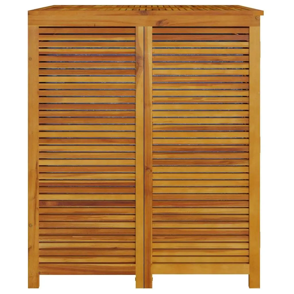 Garden Storage Box 70x87x104 cm Solid Acacia Wood Outdoor Furniture Brown