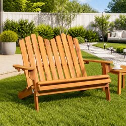 Create a Cozy Outdoor Corner with a 126cm Adirondack Bench