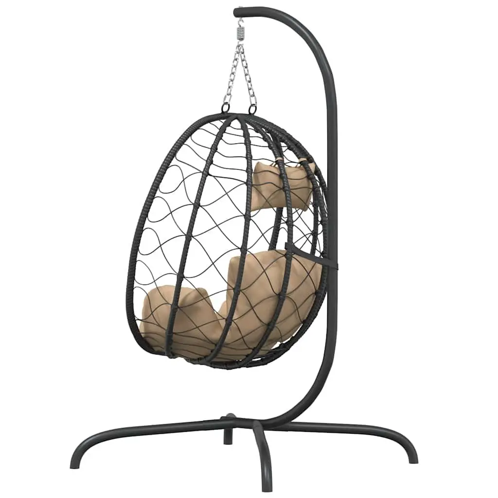 Hanging Egg Chair Outdoor Garden Swing Rattan Cushion Relaxing Seat Patio