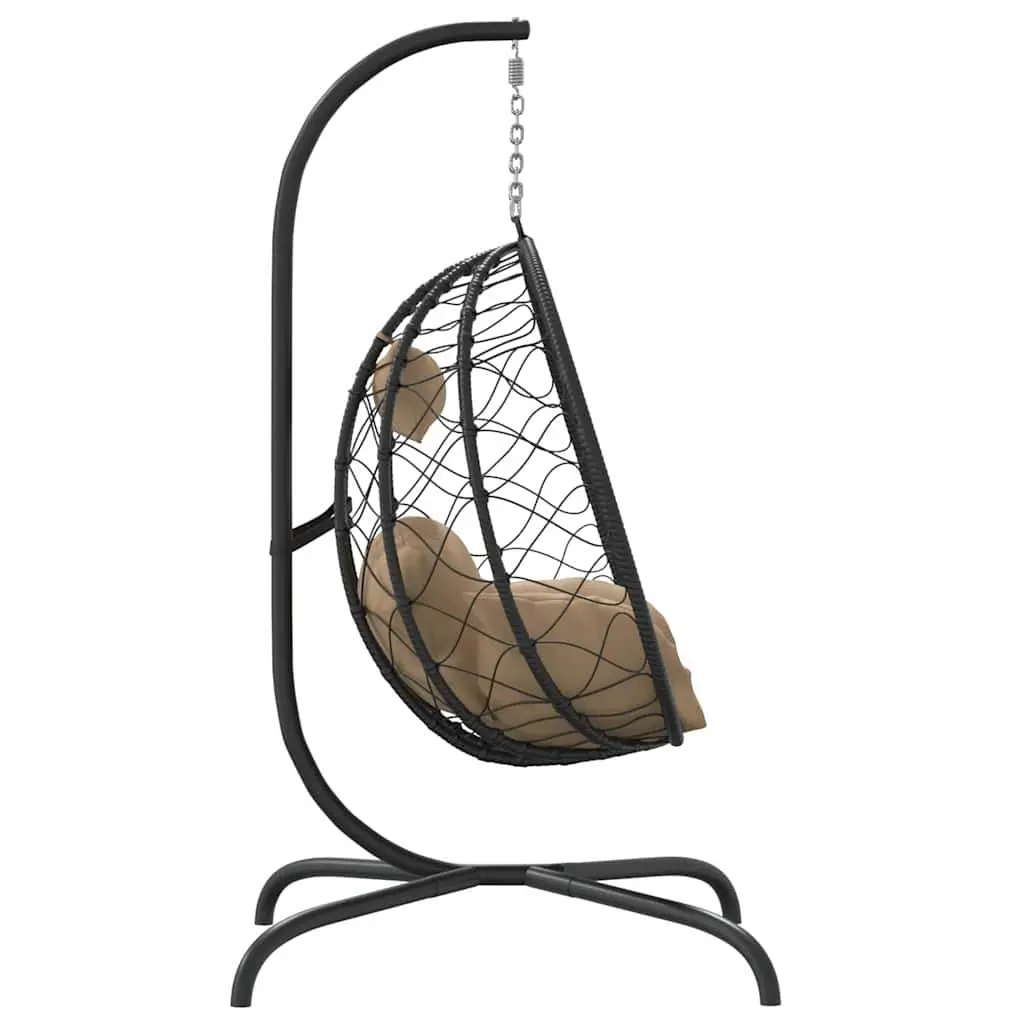 Hanging Egg Chair Outdoor Garden Swing Rattan Cushion Relaxing Seat Patio