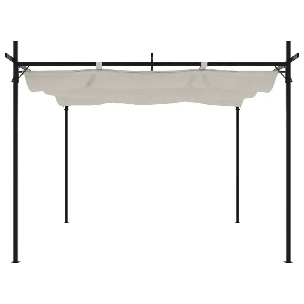 Retractable Roof Pergola Outdoor Shade 295x292x230cm