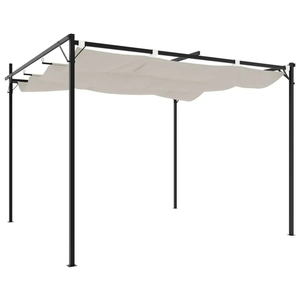 Retractable Roof Pergola Outdoor Shade 295x292x230cm