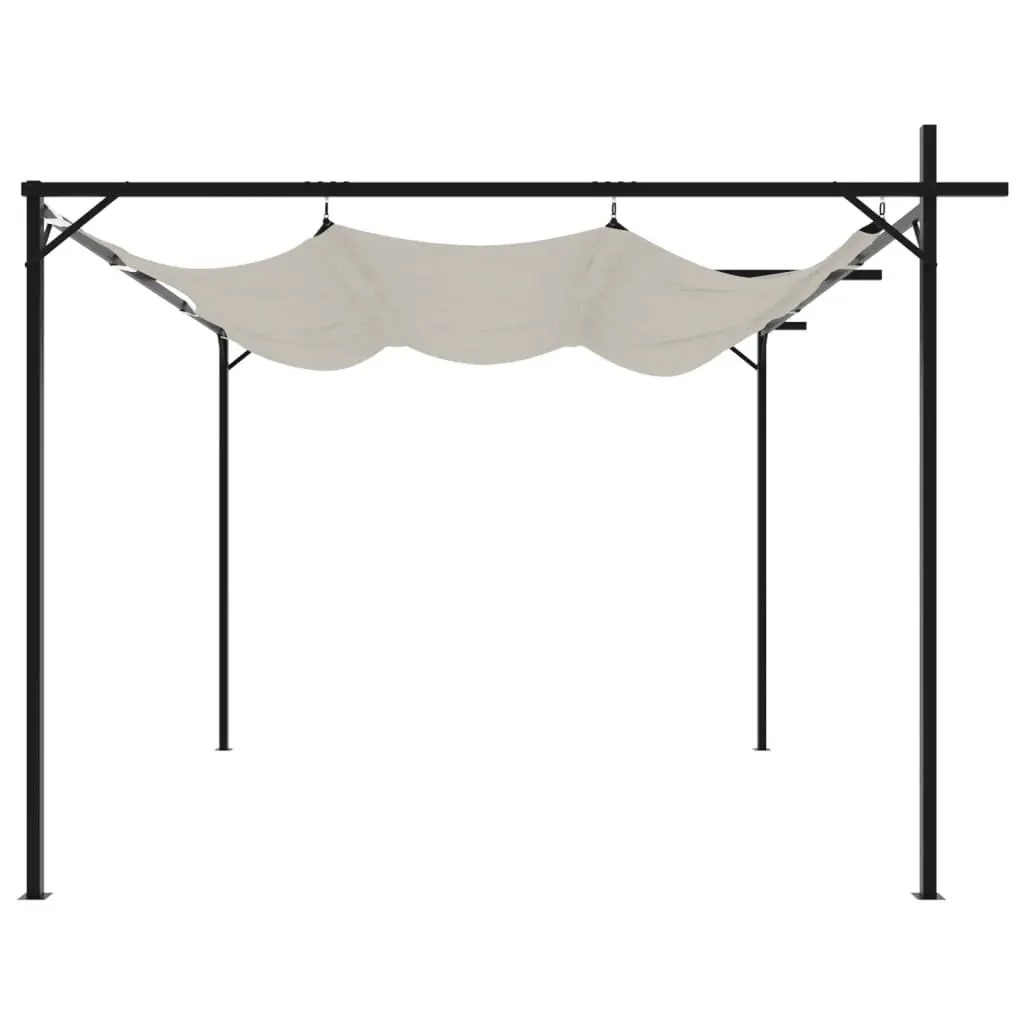Retractable Roof Pergola Outdoor Shade 295x292x230cm