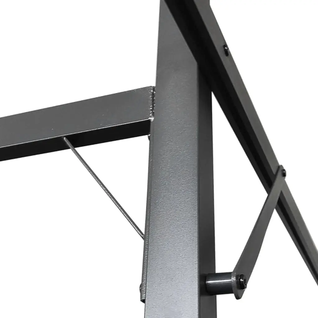 Pergola Retractable Roof Outdoor Garden Shelter 395L x 292W x 230H cm Cream
