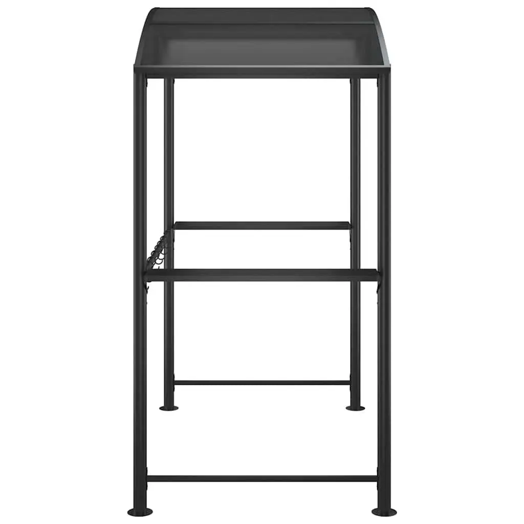 BBQ Gazebo Outdoor Canopy Steel Frame Anthracite 210x114x230cm