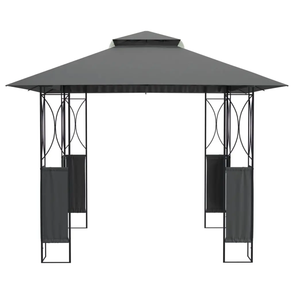Gazebo Double-Tiered Roof Steel Frame 300x300x270cm