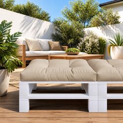 Your Cozy Pallet Cushion 80x80x12 cm in Taupe