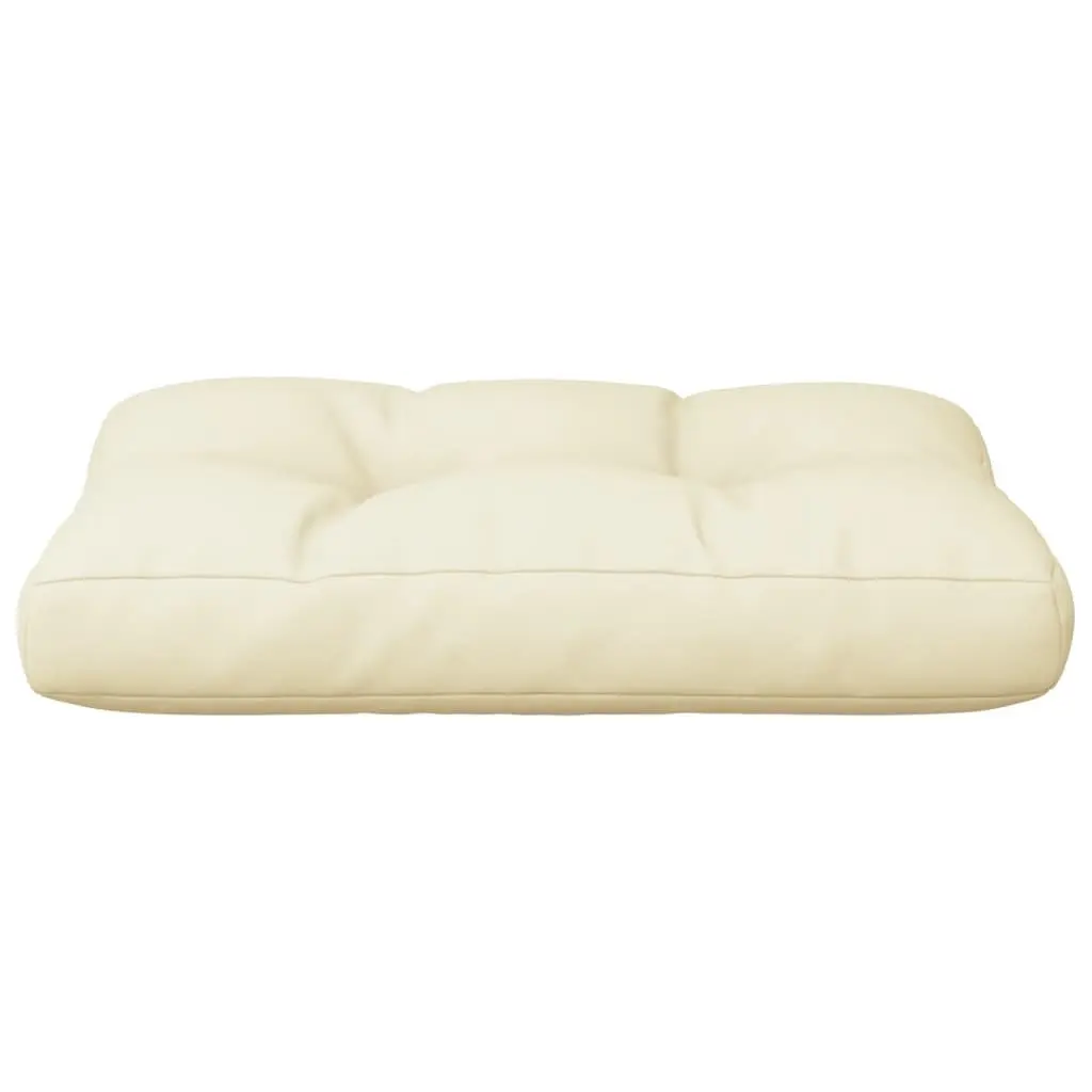 Pallet Cushion Cream 60x40x12 cm Outdoor Garden Sofa Chair Seat Pad Cushion