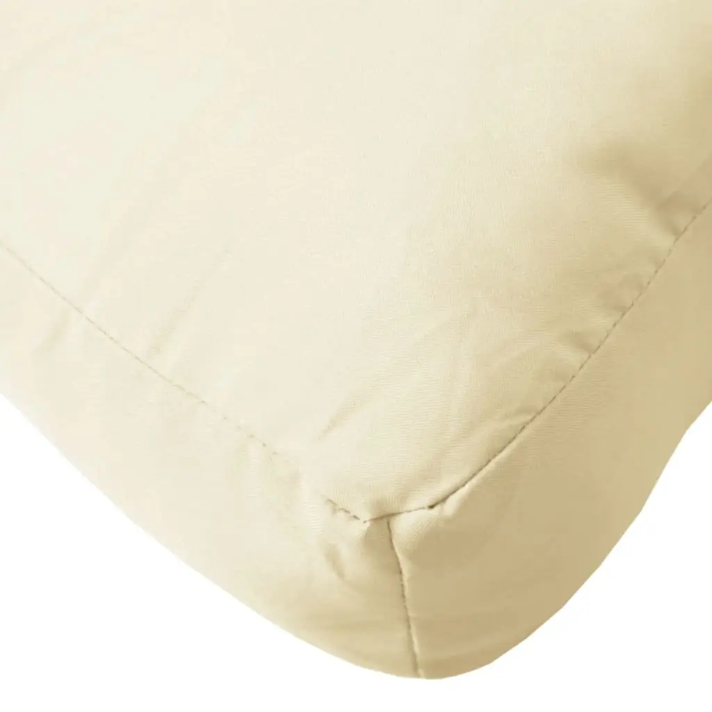 Pallet Cushion Cream 60x40x12 cm Outdoor Garden Sofa Chair Seat Pad Cushion