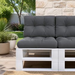Friendly Anthracite Pallet Cushions 2 pcs for Your Seating Needs