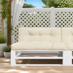 Cozy Up with Cream Pallet Cushions 2 pcs for Your Space