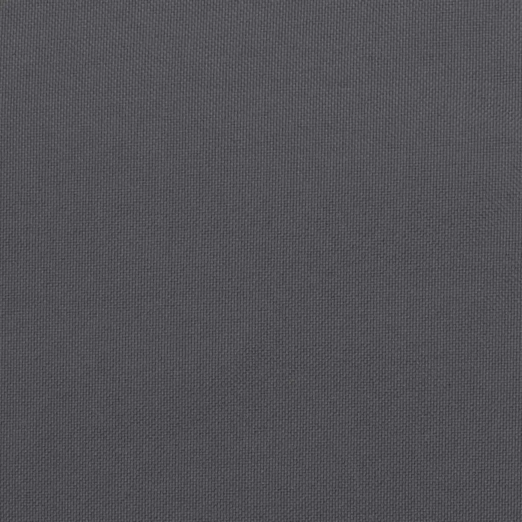 Outdoor Seat Pad Oxford Fabric Anthracite 180x50x7cm Garden Bench Cushion with Non-slip Ropes for Patio and Indoor Use
