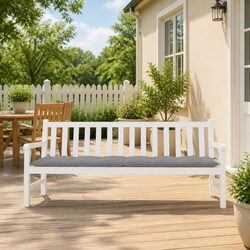 Your Perfect Garden Bench Cushion Grey 200x50x7cm