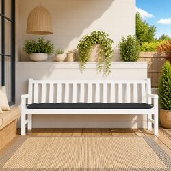 Your Garden Bench Needs This Black Cushion 200x50x7cm