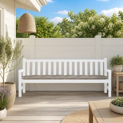 Your Ideal Garden Bench Cushion - Taupe 200x50x7 cm