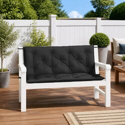 Cozy Black Garden Bench Cushions for Your Outdoor Oasis