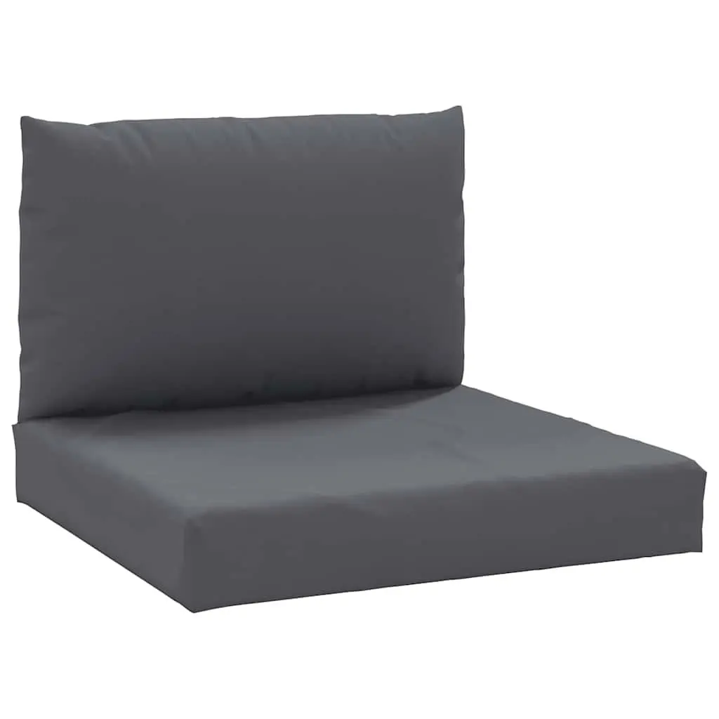 Pallet Cushions 2pc Anthracite Oxford Fabric Outdoor Garden Sofa Seat Pad