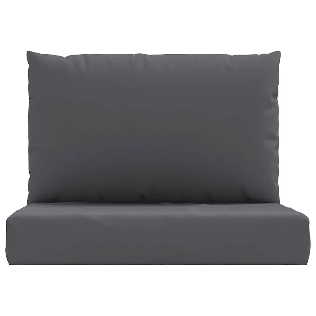 Pallet Cushions 2pc Anthracite Oxford Fabric Outdoor Garden Sofa Seat Pad