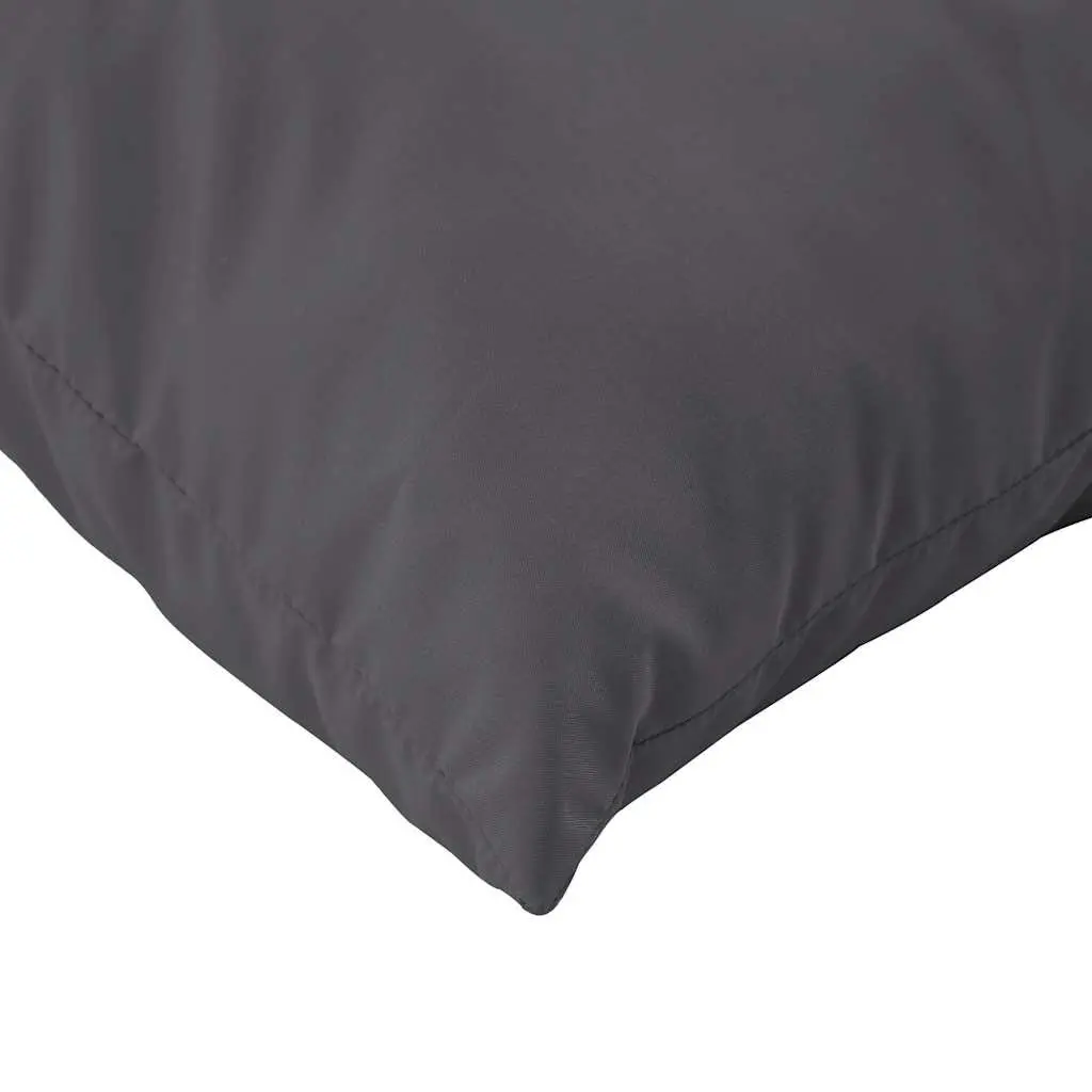 Pallet Cushions 2pc Anthracite Oxford Fabric Outdoor Garden Sofa Seat Pad